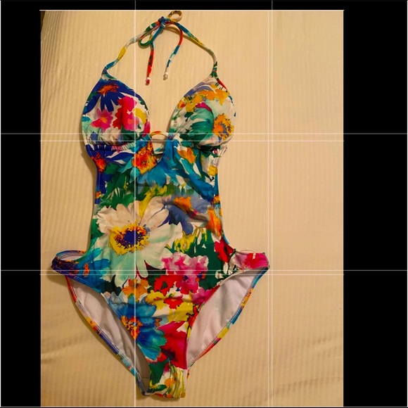 Polo Ralph Lauren One piece swim suit 🌷 Size M 🌷 - Picture 1 of 6